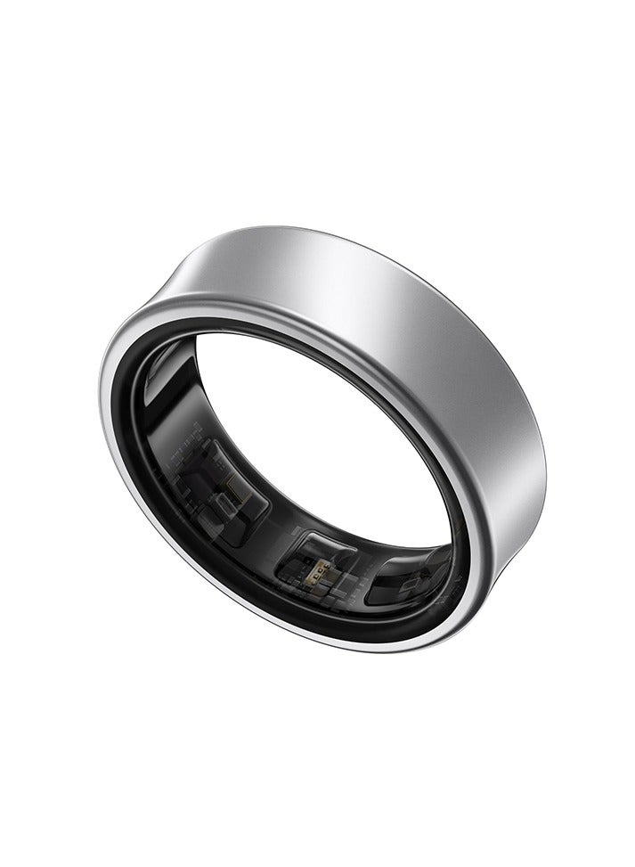 Samsung Galaxy Ring Fitness Monitor Sleep Tracker AI Smart Ring Size 9 - Titanium Silver - Image 1