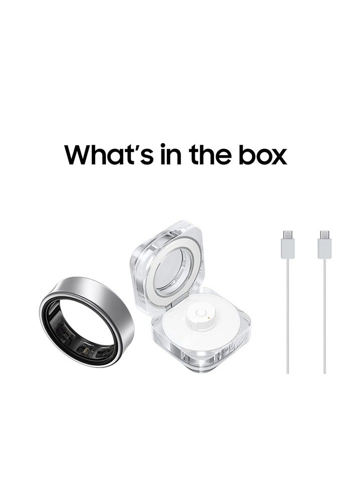 Samsung Galaxy Ring Fitness Monitor Sleep Tracker AI Smart Ring Size 9 - Titanium Silver - Image 4