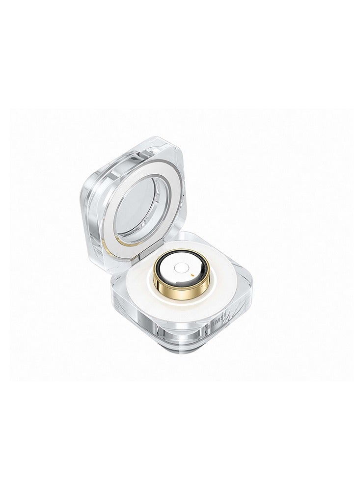 سامسونج Galaxy Ring Fitness Monitor Sleep Tracker AI Smart Ring Size 10 - Titanium Gold - Image 4