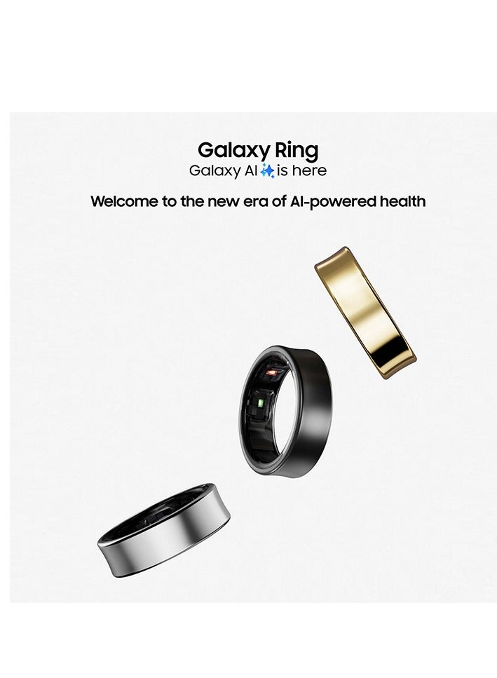 Samsung Galaxy Ring Fitness Monitor Sleep Tracker AI Smart Ring Size 10 - Titanium Silver - Image 3