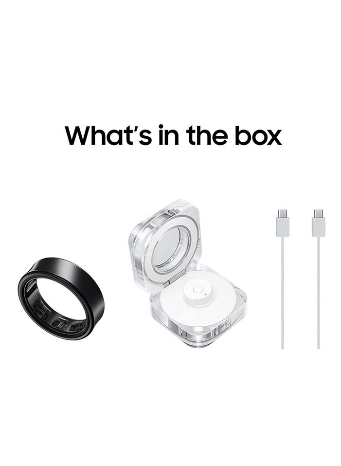 Samsung Galaxy Ring Fitness Monitor Sleep Tracker AI Smart Ring Size 11 - Titanium Black  - Image 3