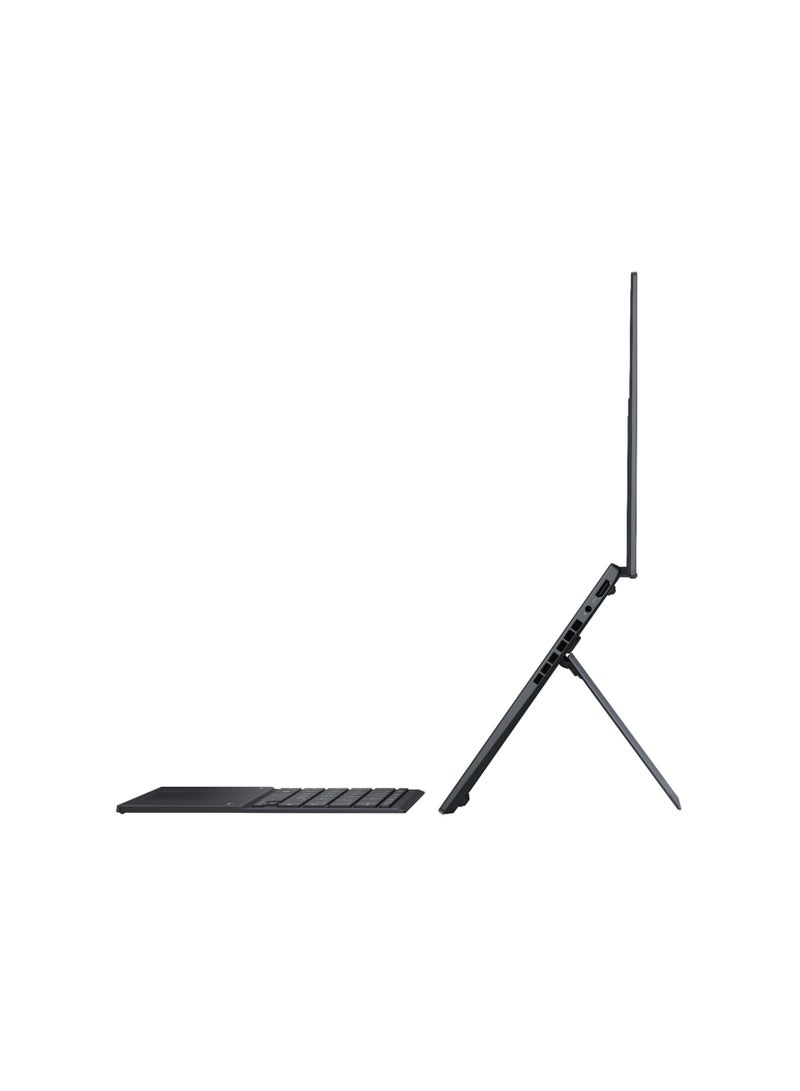 ASUS Zenbook DUO (2024) UX8406MA-PZ073W-Processor : Intel® Core™ Ultra 7 Processor 155H , Intel® AI Boost NPU-Graphics : Intel® Arc™ Graphics , up to 8-Xe Cores-Storage : 1TB M.2 NVMe™ PCIe® 4.0 SSD-Memory : 16GB LPDDR5X, 7467Mhz on board memory-win11 English/Arabic black