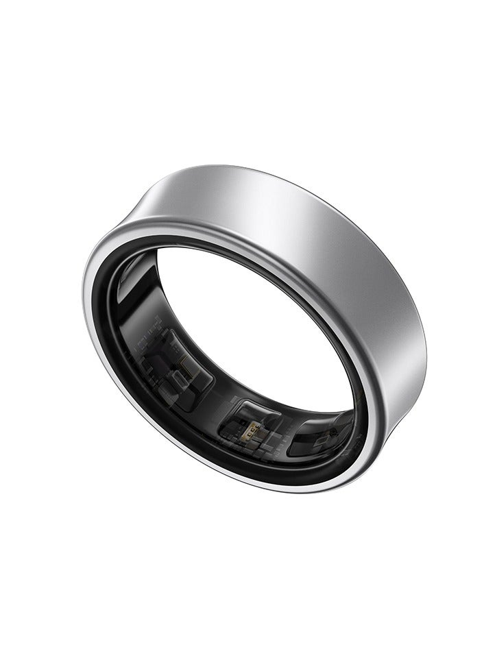 سامسونج Galaxy Ring Fitness Monitor Sleep Tracker AI Smart Ring Size 11 - Titanium Silver - Image 1