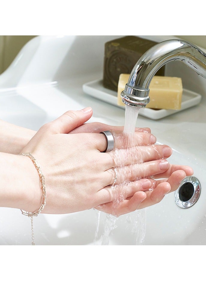 Samsung Galaxy Ring Fitness Monitor Sleep Tracker AI Smart Ring Size 11 - Titanium Silver - Image 5