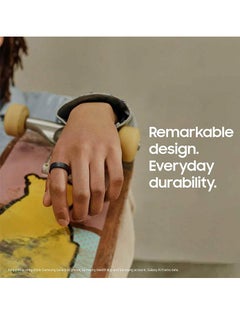 سامسونج Galaxy Ring Fitness Monitor Sleep Tracker AI Smart Ring Size 13 - Titanium Black  - Image 5