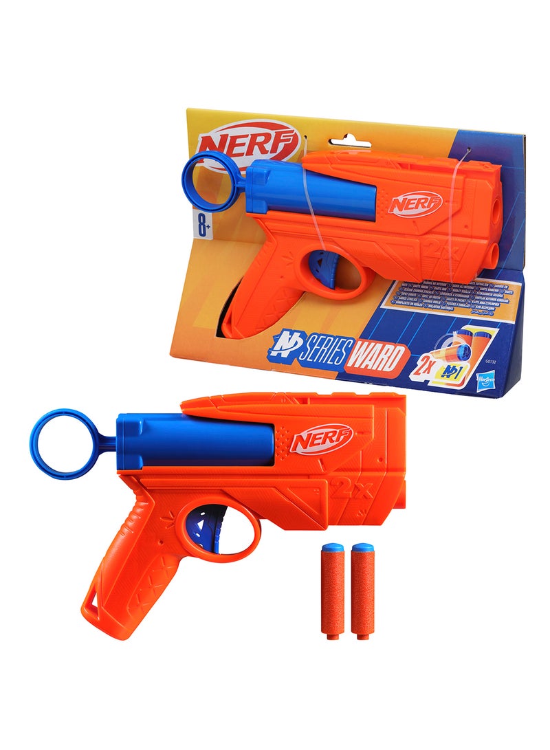 NERF N Series Ward Blaster, 2 N1 Darts Compatible Only with N Series Blasters, Kids Outdoor Games, Ages 8+ - Image 1