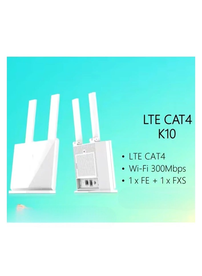 4G Mobile Wi-Fi Router pro LTE Cat4 Wi-FI 300Mbps up to 32 users WHITE