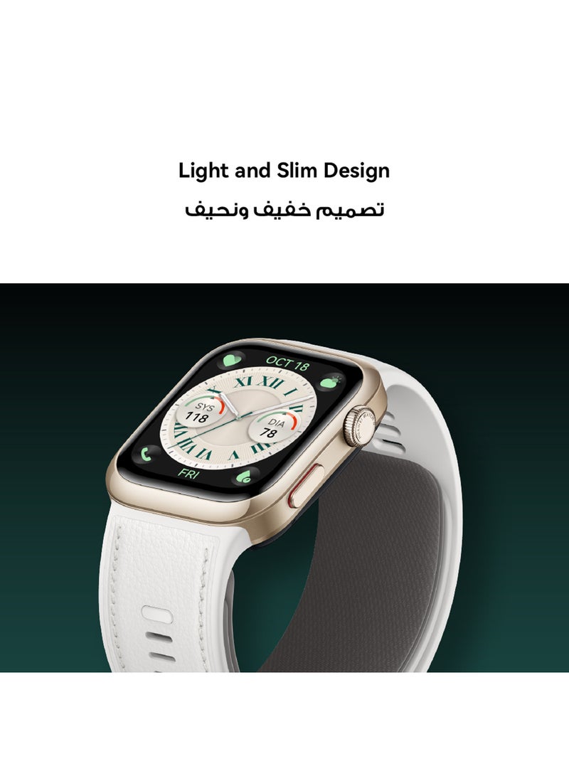 HUAWEI - 524 mAh Watch D2 Smartwatch, 1.82" AMOLED,Blood Pressure Monitoring, Light and Slim Design, Health Community, Health Glance, Smart Lifestyle, Bluetooth Calling, Compatible with iOS & Android + Strap Black - Image 1