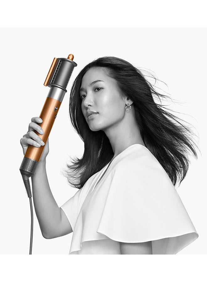 Airwrap Multi-Styler And Dryer Complete Long Volumise Enhanced Coanda Airflow For Smooth, Voluminous Styles Prussian Blue Rich Copper