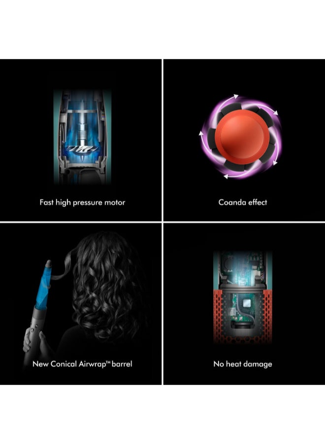 dyson - Airwrap i.d. Multi-Styler And Dryer Straight+Wavy Red Velvet Gold - Image 1
