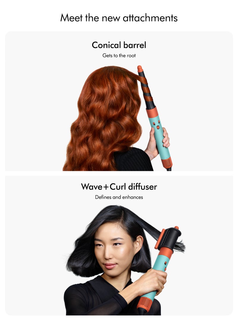 dyson - Airwrap I.D Multi-Styler And Dryer Straight With Wavy Ceramic Patina/Topaz - 533593-01 Ceramic Patina/Topaz - Image 1