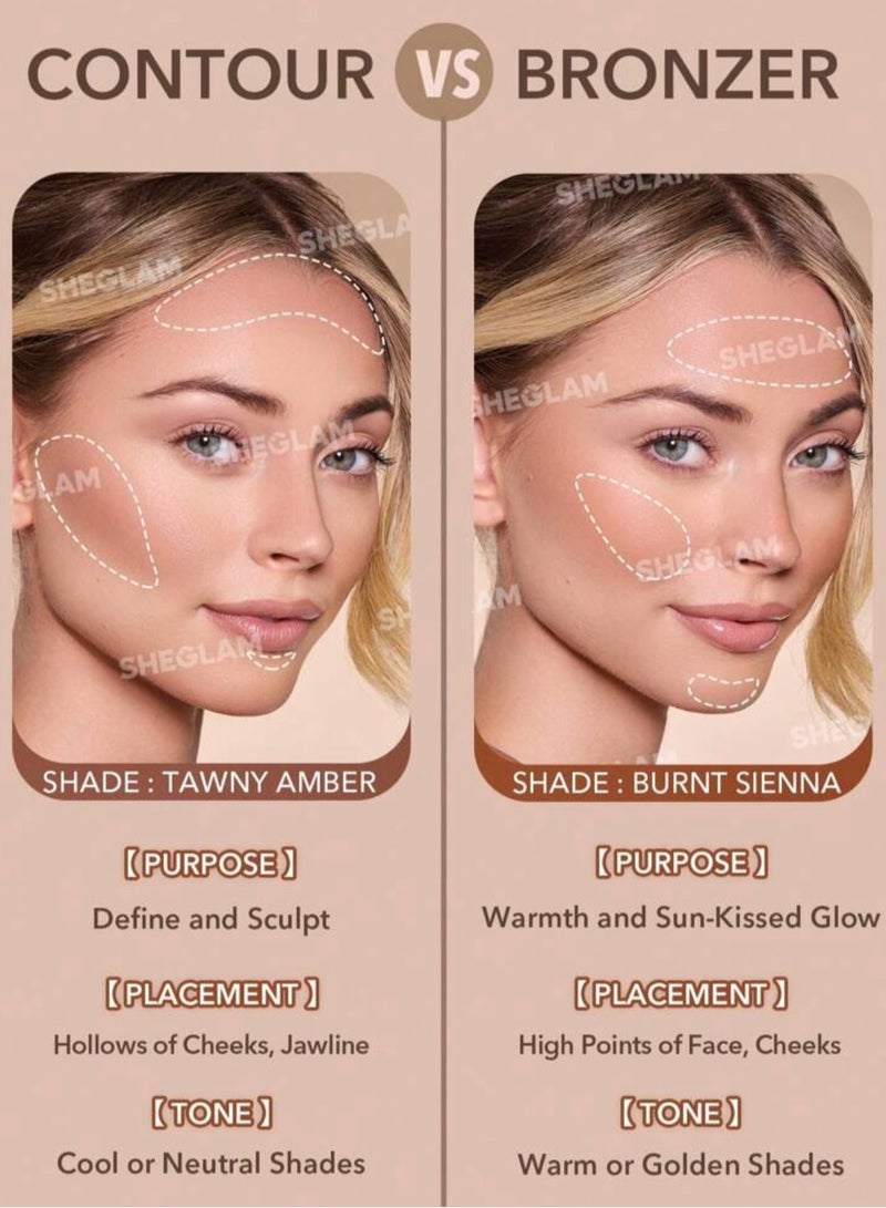 SHEGLAM - Sun Beam Matte Liquid Bronzer Toffee - Image 1