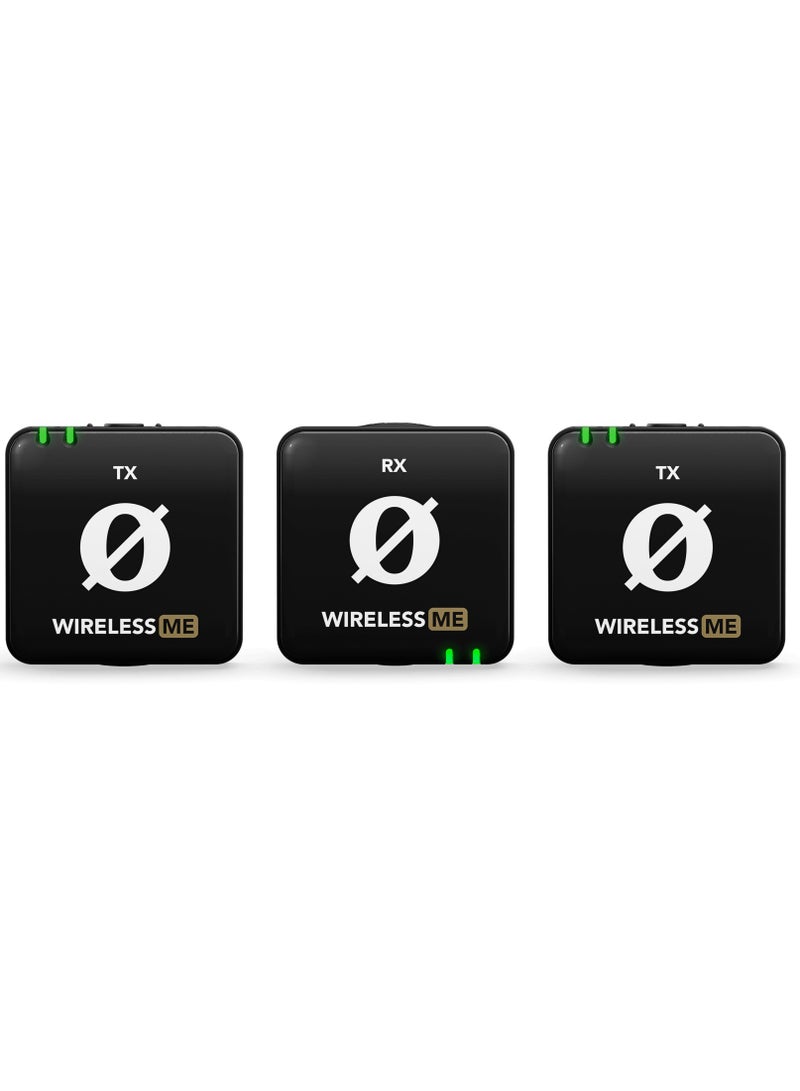 RODE Wime Dual( 2 Tx & 1 Rx) Microphone WIMEDUAL BLACK  - Image 1