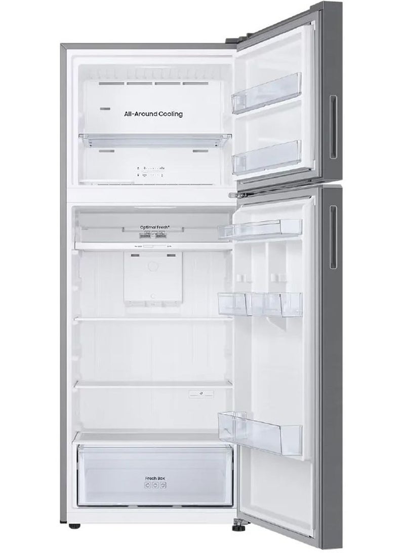 سامسونج Top Mount Refrigerator 500 Liters RT50CG6400S9 Silver  - Image 5