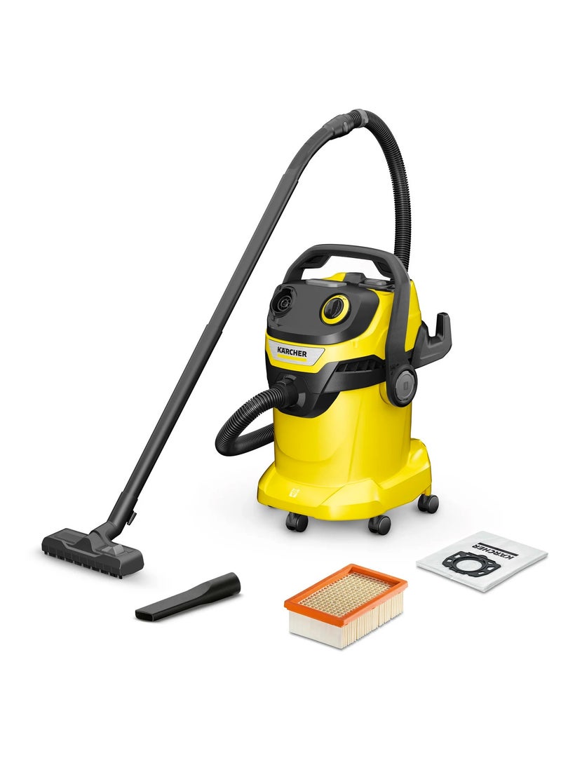 KARCHER Karcher Multi-Purpose Vacuum Cleaner 1800W 25L WD5 25 L 1800 W WD5-1800 W- 25 L Yellow - Black 