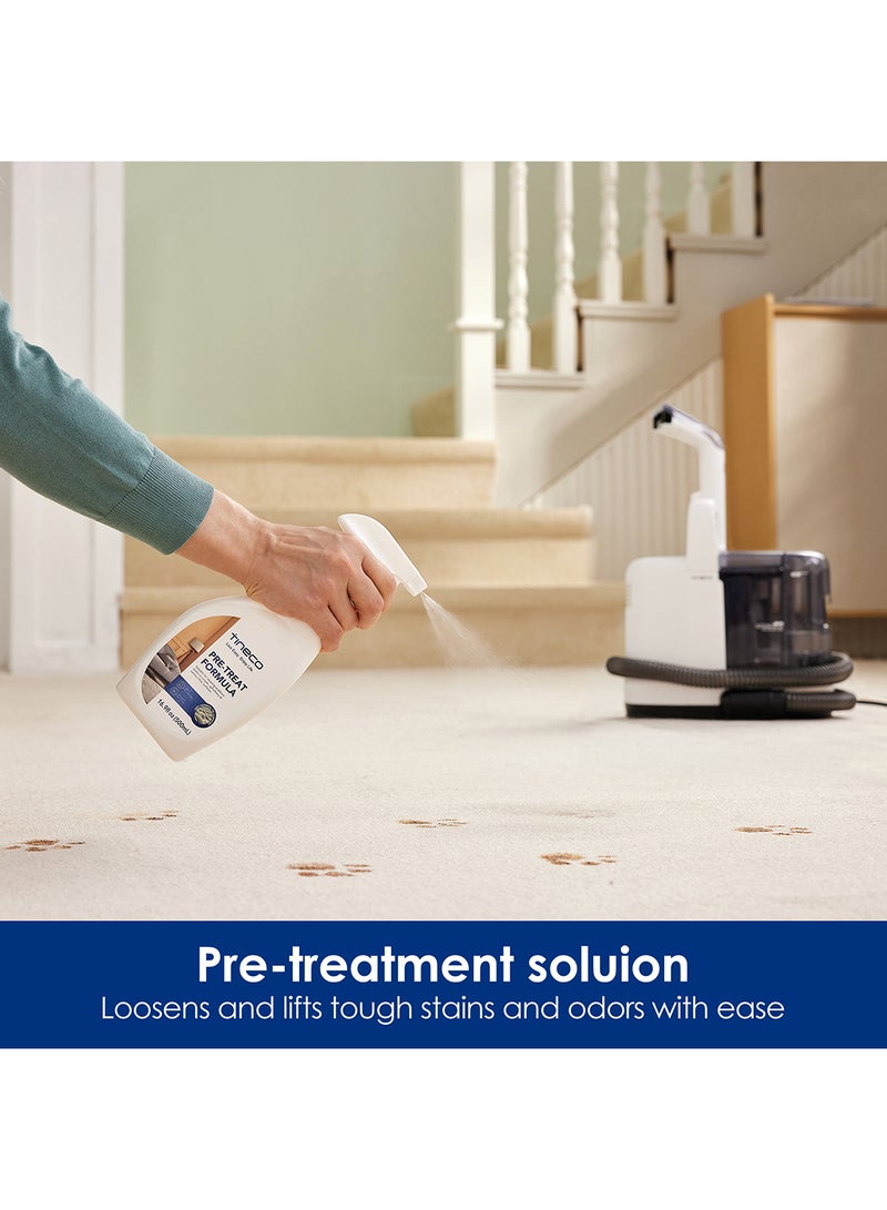 Tineco Carpet One spot Cleaner Smart corded , Self Cleaning and Lightweight, Quiet Operation, LED Screen, iLoop Smart Sensor Technology, Up to 25 Mins Cordless Runtime 300 W SC050900SA White - Image 5