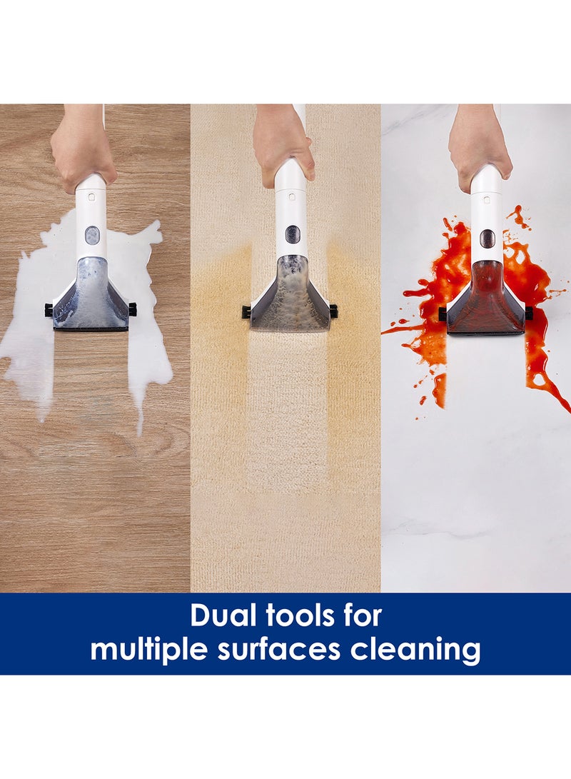 Tineco Carpet One spot Cleaner Smart corded , Self Cleaning and Lightweight, Quiet Operation, LED Screen, iLoop Smart Sensor Technology, Up to 25 Mins Cordless Runtime 300 W SC050900SA White - Image 3