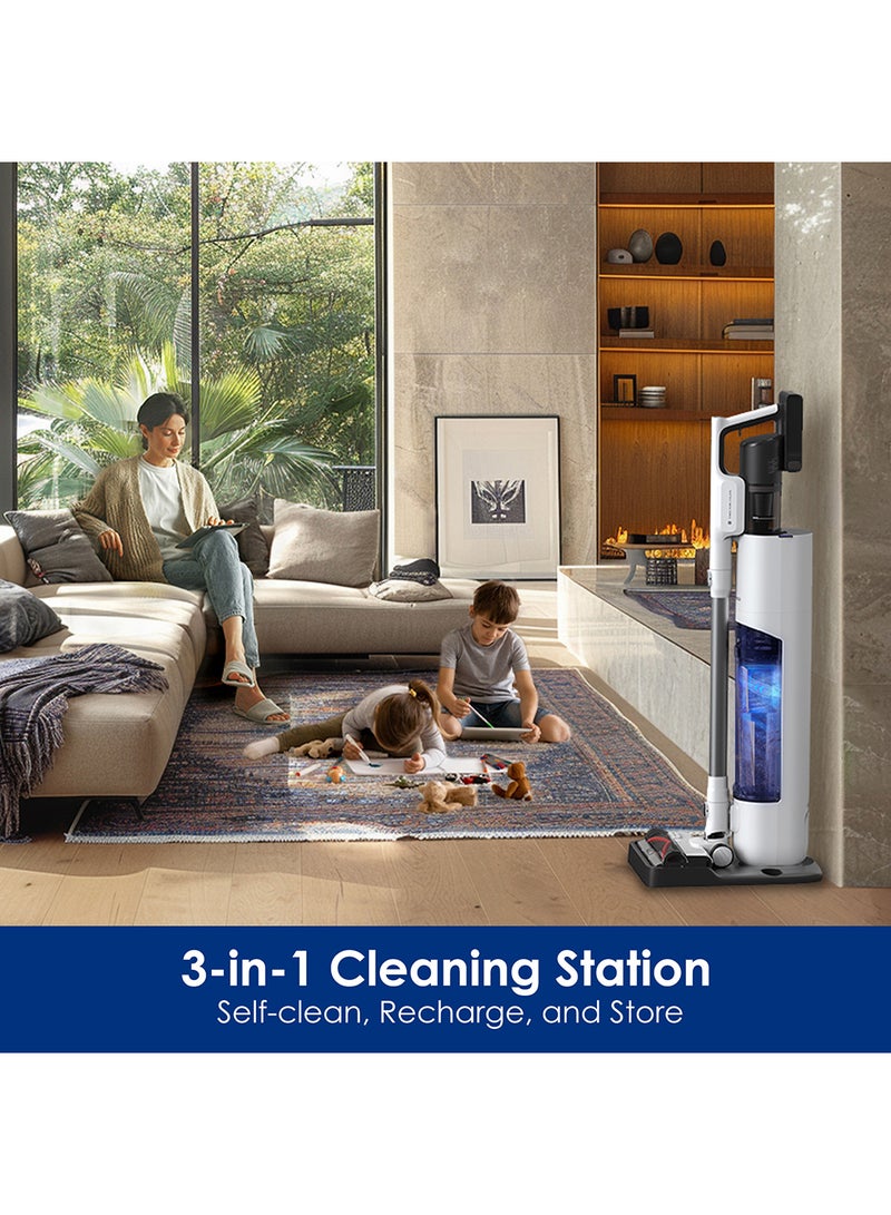 Tineco Pure One Station 5 Stick Vacuum Cleaner,Cordless Auto Dust Base,Full-Path Self-Cleaning, iLoop Smart Sensor, Suitable for Hard Floor & Carpet 175 W VS1C1700SA Grey  - Image 2