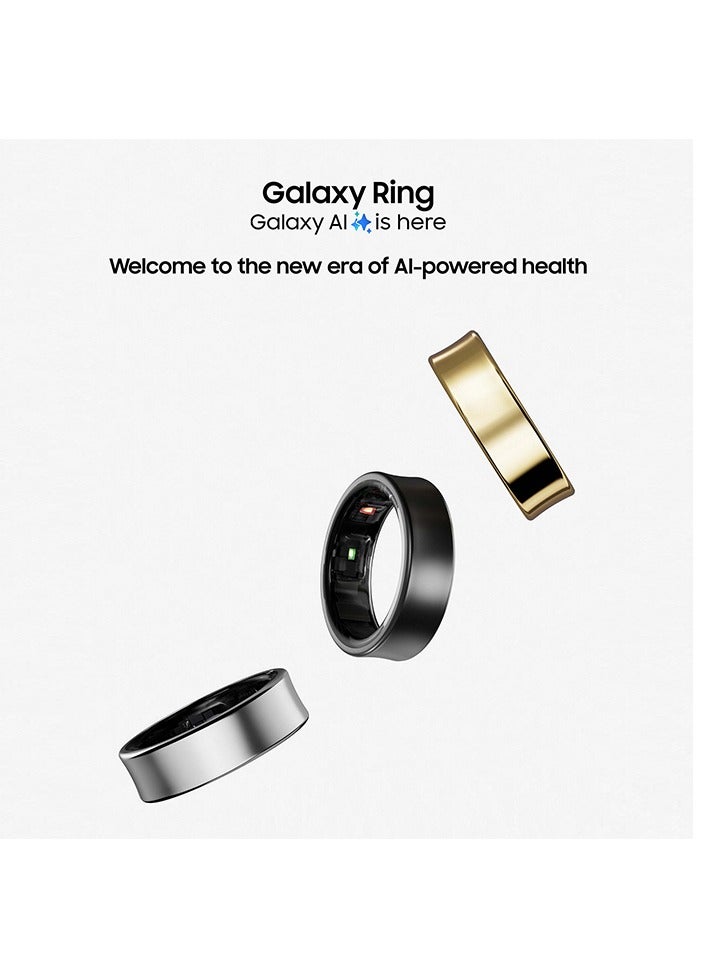 Samsung Galaxy Ring Fitness Monitor Sleep Tracker AI Smart Ring Size 5 - Titanium Silver - Image 3