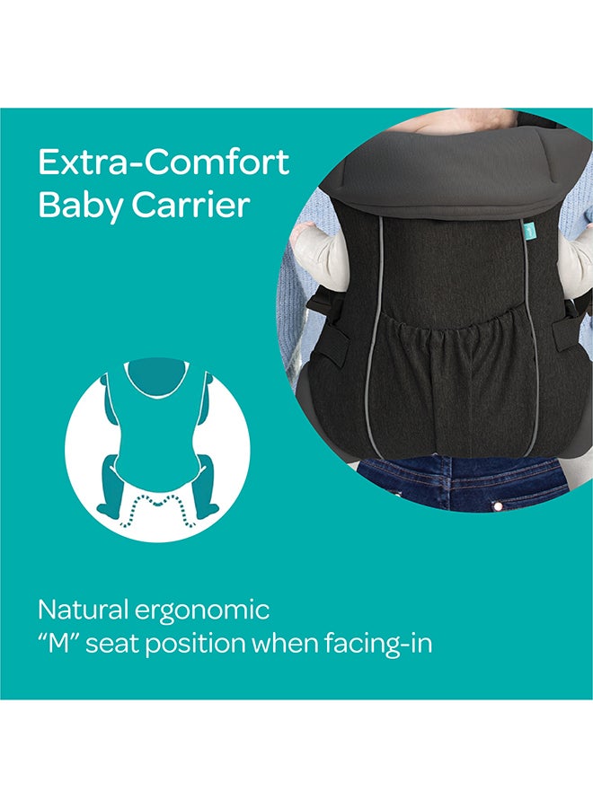 Moon - KaryGo 2 in 1- Baby Carrier-Black Suitable From Birth - Image 1