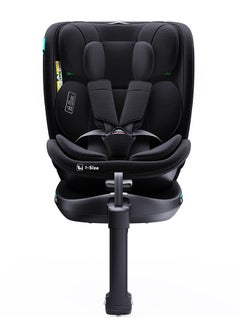 Gyro Pro+ I-Size 360° Rotating Car Seat W/ Leg Support And Isofix For 40-150Cm (Group 0+,1,2,3) 0M To 12Yr - Black