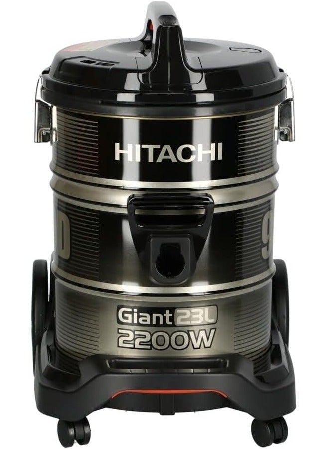 هيتاشي Dry Vacuum Cleaner 23 L 2200 W CV-980DGB Black  - Image 4