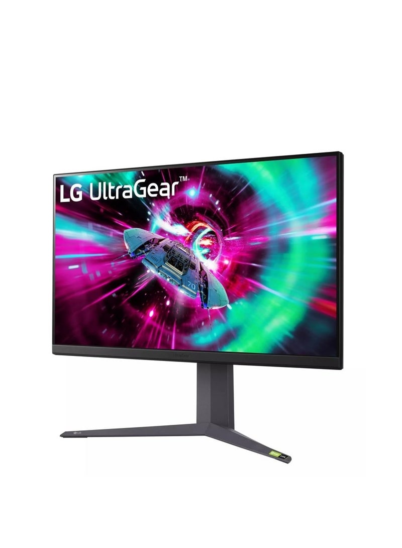 إل جي - 32GR93U-B 32" UltraGear™ UHD 1ms 144Hz Gaming Monitor with NVIDIA® G-SYNC® Compatible Black - Image 1