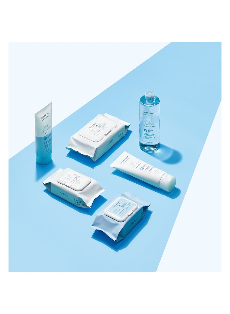 Missha Korean Super Aqua Ultra Hyalron Cleansing Foam With Hyaluronic Acid , To Deeply Cleanses Skin , Leaving Skin Smooth And Moisturized 200ml - Image 2