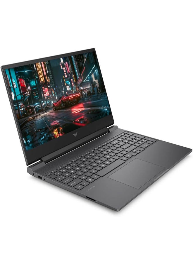 HP - Victus 15 Gaming (Upgraded Version) Laptop With 15.6-Inch FHD Display, AMD Ryzen 5 7535HS Processor/8GB DDR5 RAM/512GB SSD/4GB Radeon RX 6550M Graphics/Windows 11 Home English Mica Silver - Image 1