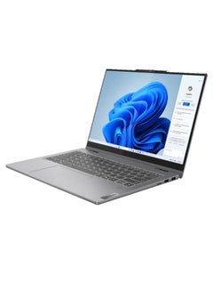 Lenovo IdeaPad Flex 5 2-in-1 Laptop With 14-inch WUXGA (1920x1200) Display, Intel Core i7-13620H Processor/16GB RAM/512GB SSD/DOS(Without Windows)/Integrated Intel UHD Graphics+Lenovo Digital Pen English/Arabic Grey  - Image 2