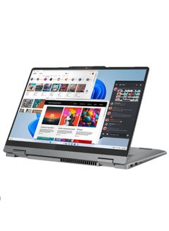 Lenovo IdeaPad Flex 5 2-in-1 Laptop With 14-inch WUXGA (1920x1200) Display, Intel Core i7-13620H Processor/16GB RAM/512GB SSD/DOS(Without Windows)/Integrated Intel UHD Graphics+Lenovo Digital Pen English/Arabic Grey  - Image 4