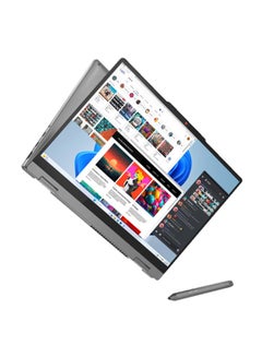 Lenovo IdeaPad Flex 5 2-in-1 Laptop With 14-inch WUXGA (1920x1200) Display, Intel Core i7-13620H Processor/16GB RAM/512GB SSD/DOS(Without Windows)/Integrated Intel UHD Graphics+Lenovo Digital Pen English/Arabic Grey  - Image 5