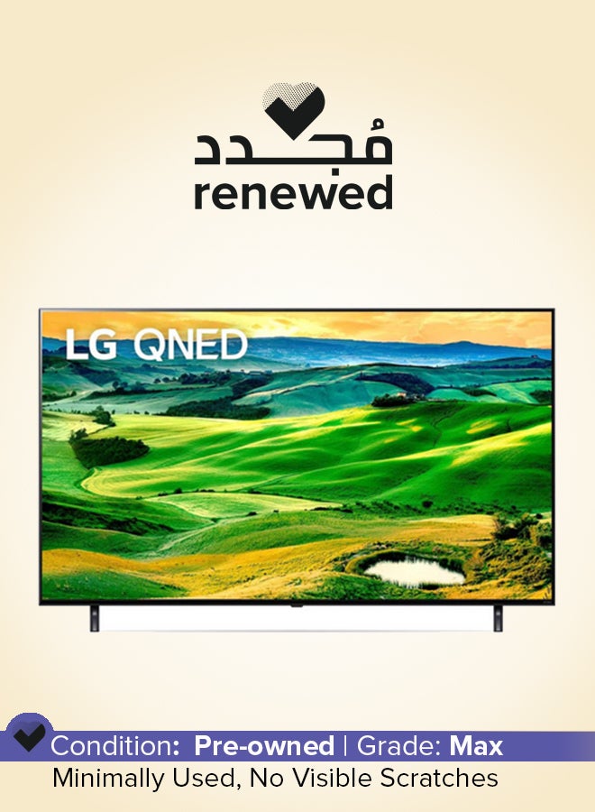 Renewed -  43-Inch Smart QNED TV 4K 43QNED80 Black - pnsku/N70128528V/45/_/1731408411/3ad0e573-0fdc-4095-882a-8ed720a9252f