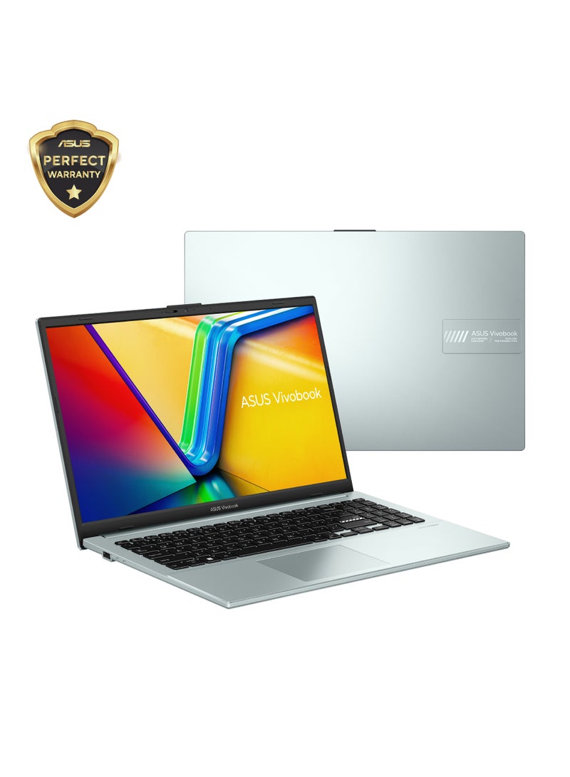أسوس asus Vivobook E1504FA-NJ001 -90NB0ZR3-M02800-R3 7320U-4GB LPDDR5 -256GB SSD-DOS15.6 FHD -AMD Radeon™ Graphics English/Arabic green grey - Image 3