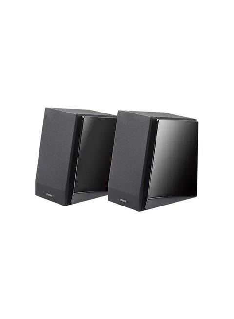 R1850DB Active Bookshelf Speakers, Computer Speakers - Bluetooth and Optical Input - 2.0 Studio Monitor Speaker Black