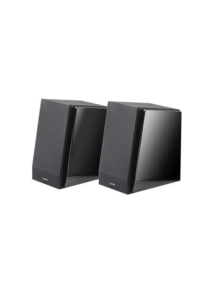 EDIFIER - R1850DB Active Bookshelf Speakers, Computer Speakers - Bluetooth and Optical Input - 2.0 Studio Monitor Speaker Black - Image 1