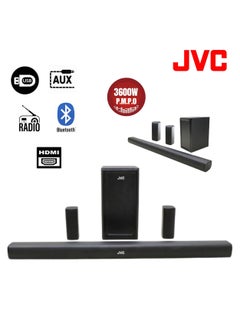 JVC 70 Inch Edgeless 4K UHD Android 14 Smart TV + 5.1 Channel Soundbar With Wireless Subwoofer Combo LT-70N7105+TH-N430B Black  - Image 5