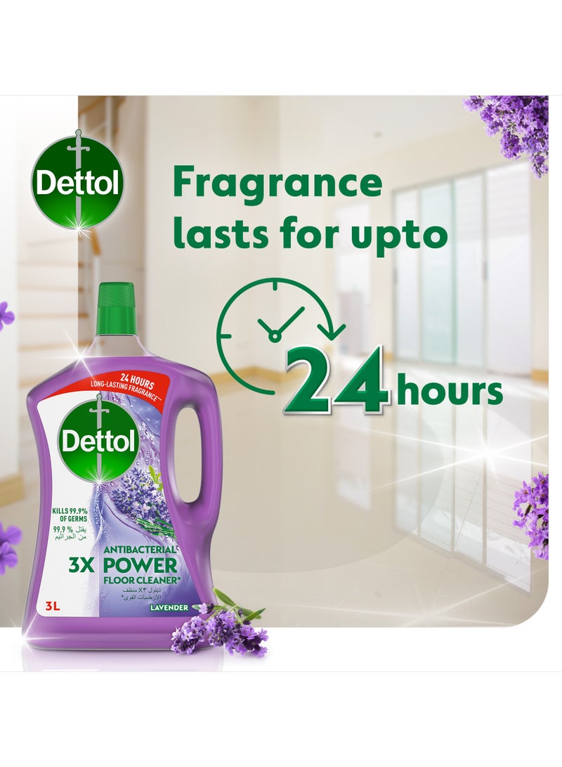 ديتول - Lavender Antibacterial Power Floor Cleaner 4.8Liters - Image 1