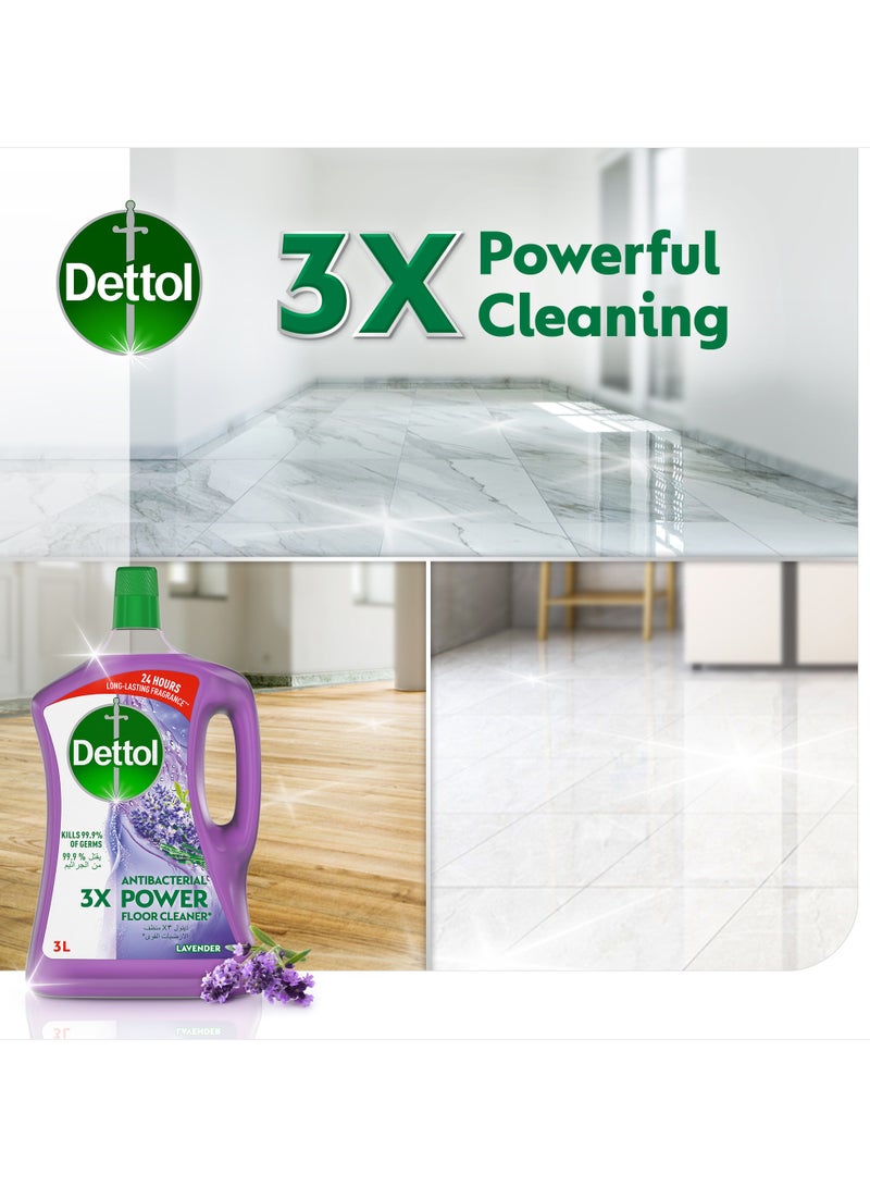 ديتول - Lavender Antibacterial Power Floor Cleaner 4.8Liters - Image 1