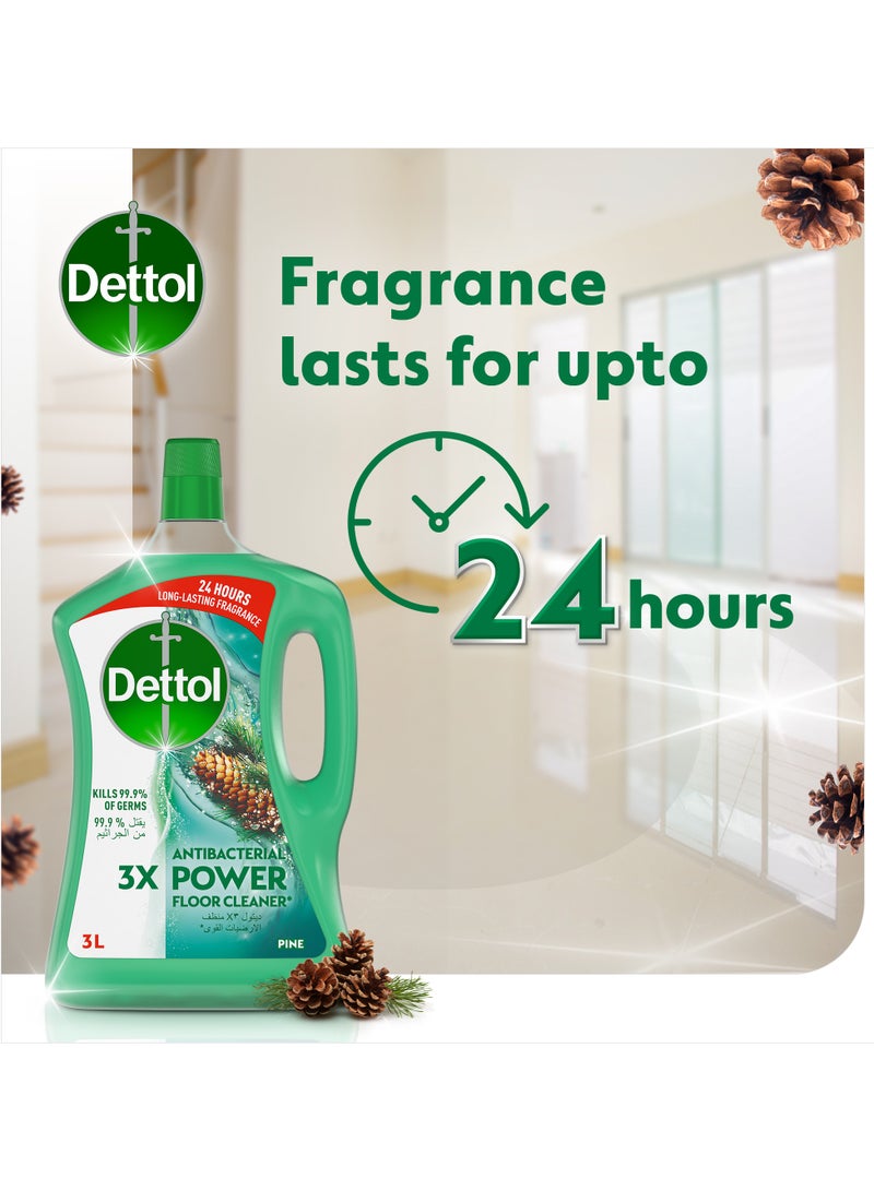 Dettol Pine Antibacterial Power Floor Cleaner 4.8Liters  - Image 4