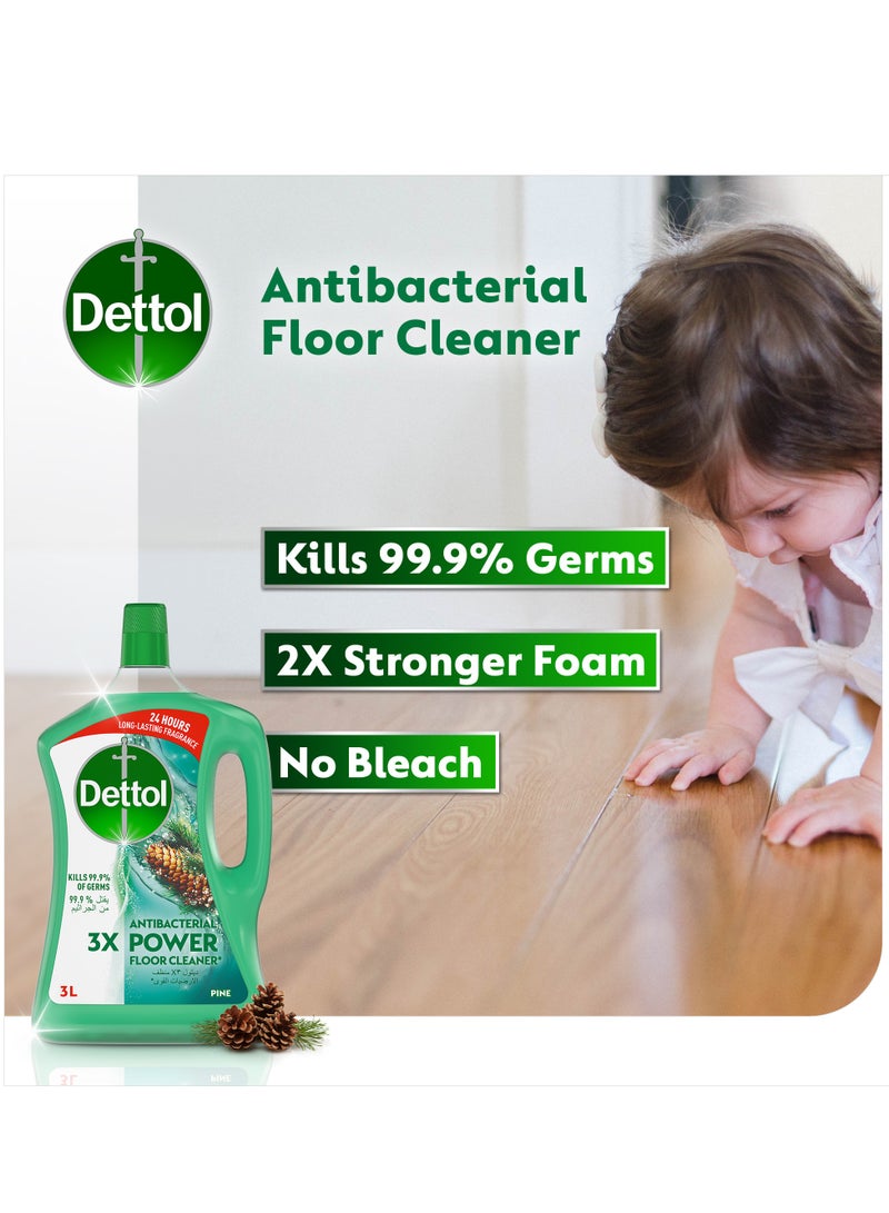 Dettol Pine Antibacterial Power Floor Cleaner 4.8Liters  - Image 2