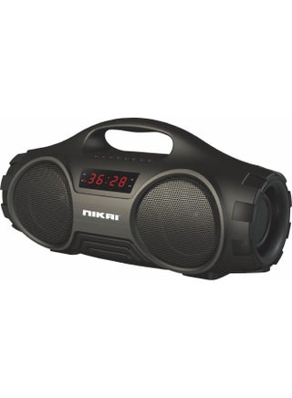 Portable Speaker System with Bluetooth and FM Radio, Answer Calls, In-Build Mic, TWS Function, 16 Watts Power, Wireless, Plug & Play, Powerfull Bass - NBTS3040 Black - pnsku/N70128552V/45/_/1731422775/1857e56f-ca04-4299-9e33-2ae0c708145e