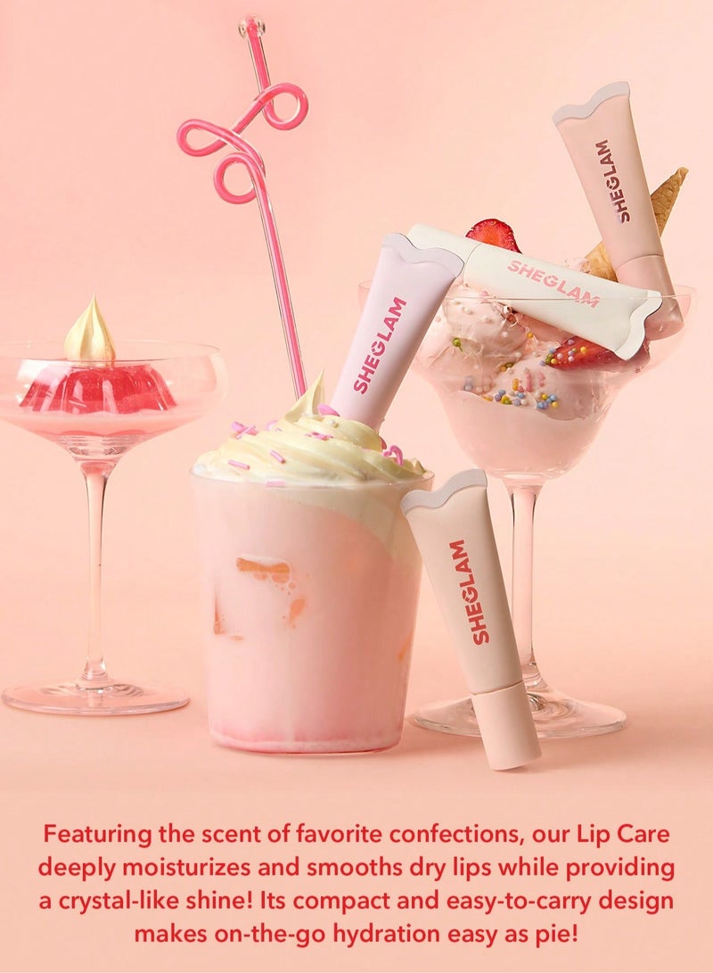 SHEGLAM Crystal Glaze Moisturizing Lip Care- Strawberry Milk  - Image 5