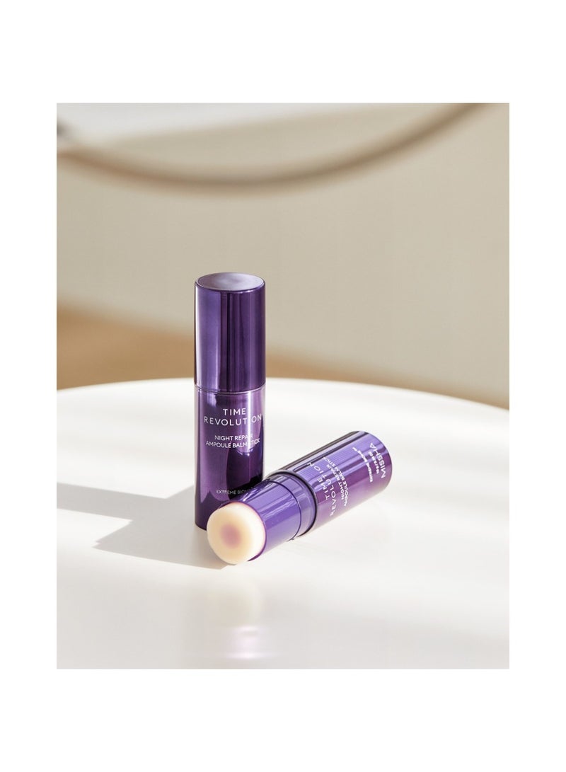 ميشا - Korean Time Revolution Night Repair Ampoule Stick , Rejuvenates And Revives Overnight , Improves Skin Texture And Elasticity , Portable Design And Easy Application 10ml - Image 1