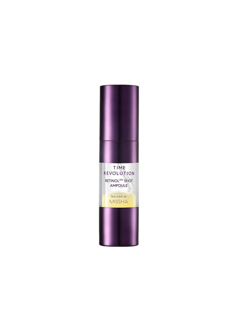 Missha Korean Time Revolution Night Repair Retinol Intensive Ampoule , Advanced Korean Serum For Skin Barrier Strengthening , Improved Elasticity , Overnight Moisturization , 10Ml 10ml - Image 1