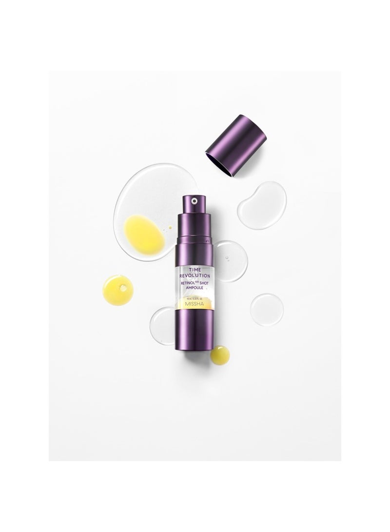 Missha Korean Time Revolution Night Repair Retinol Intensive Ampoule , Advanced Korean Serum For Skin Barrier Strengthening , Improved Elasticity , Overnight Moisturization , 10Ml 10ml - Image 3