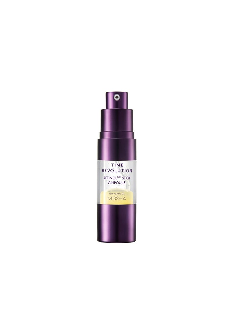 Missha Korean Time Revolution Night Repair Retinol Intensive Ampoule , Advanced Korean Serum For Skin Barrier Strengthening , Improved Elasticity , Overnight Moisturization , 10Ml 10ml - Image 4