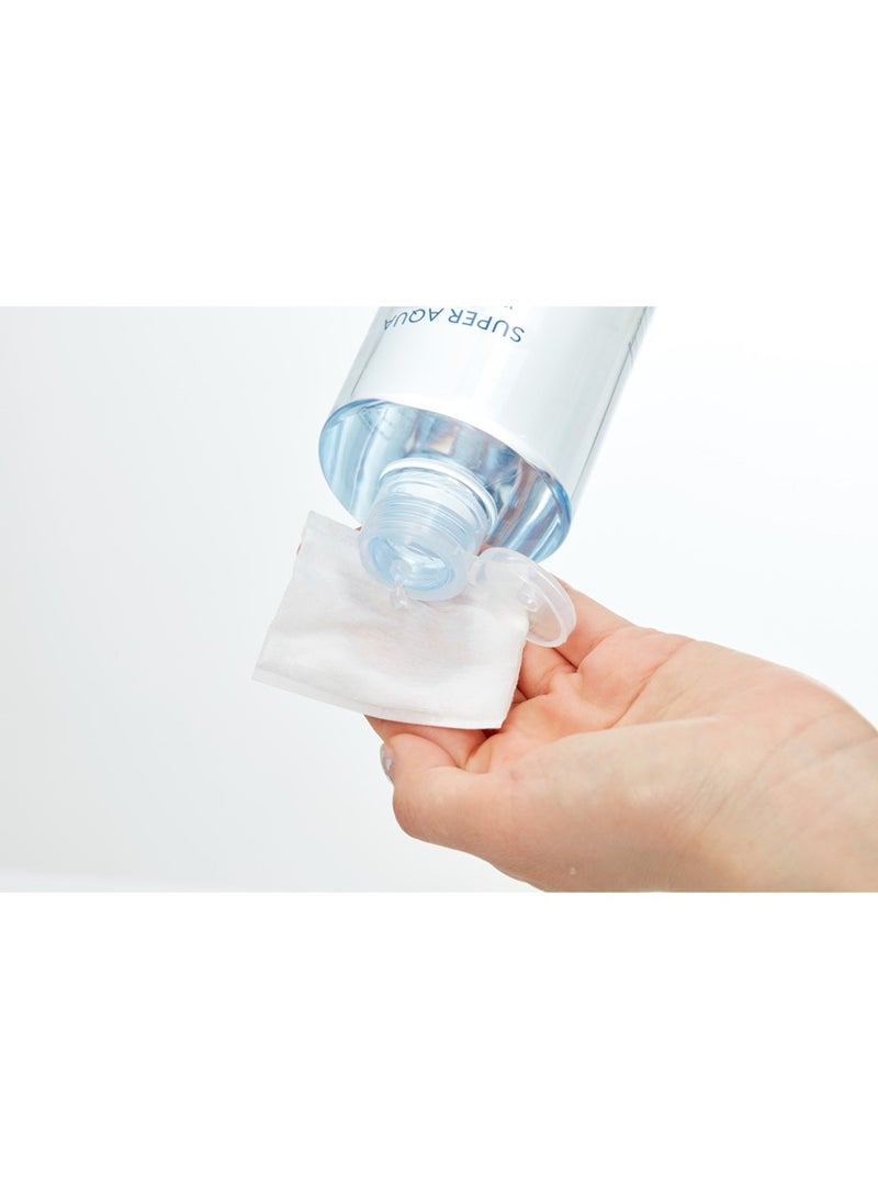 Missha Korean Super Aqua Ultra Hyalon Micellar Cleansing Water , With Hyaluronic-Acid , To Remove Makeup And Impurities While Hydrating Your Skin 500ml - Image 2
