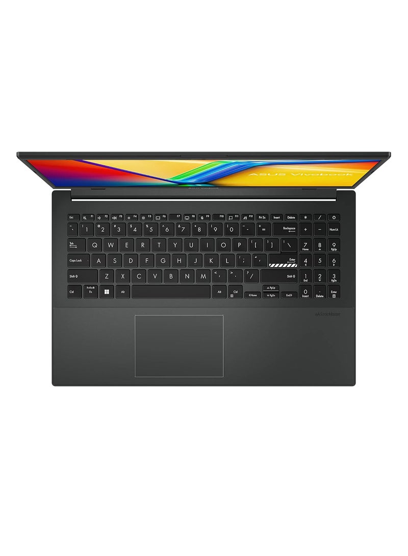 أسوس - VivoBook Go 15 E1504GA-WS36 15.6-Inch FHD OLED Display, Core i3-N305 Processor/8GB DDR4 RAM/256GB SSD/Intel UHD Graphics/Windows 11 Home English Mixed Black - Image 1