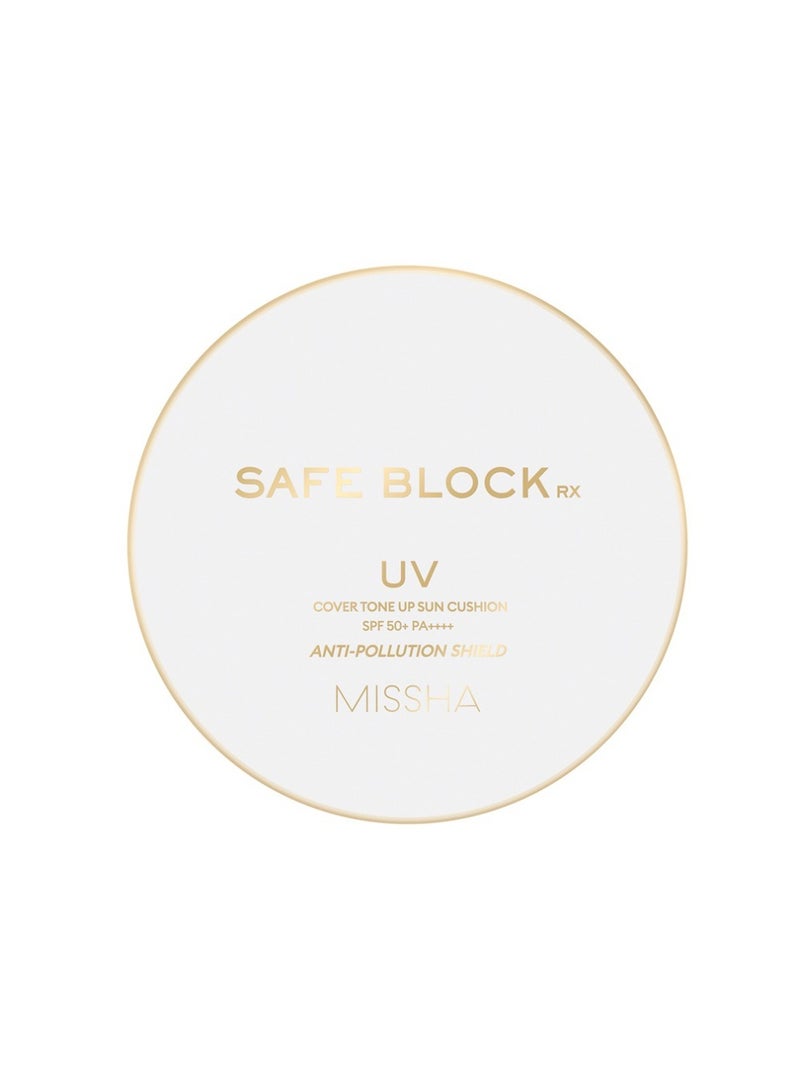 Missha Korean Safe Block Rx Cover Tone Up Sun Spf 50+/Pa++++ , Anti Pollution Shield 14ml  - Image 1
